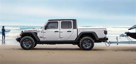 2020 jeep gladiator sport towing capacity